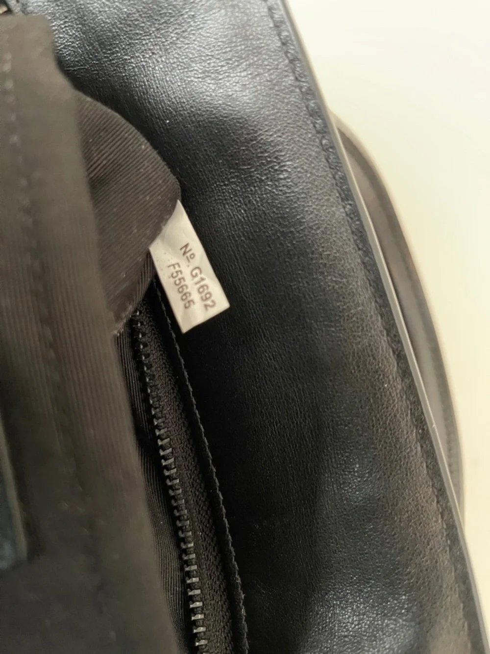 Black Leather Satchel Tote - Picture 3 of 10